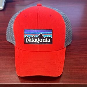 Patagonia Red and Gray Hat